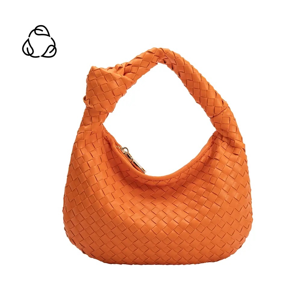 Melie Bianco Orange Woven Bag
